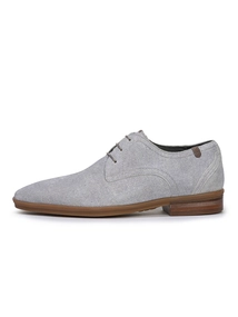 Floris van Bommel Floris Casual LightBlue Suede print