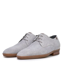 Floris van Bommel Floris Casual LightBlue Suede print