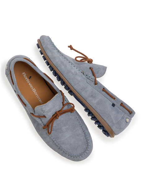 Floris van Bommel Floris Casual LightBlue Suede