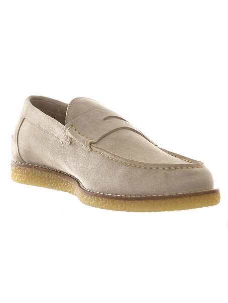 Floris van Bommel Floris Casual LightBrown Suede