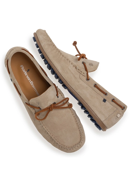 Floris van Bommel Floris Casual LightBrown Suede