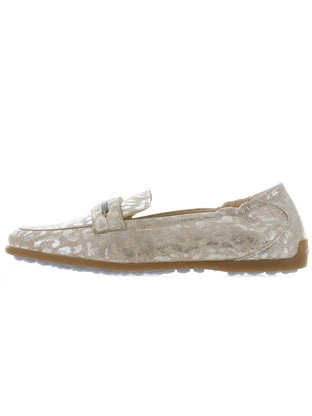 Floris van Bommel Floris Casual Taupe Metallic print