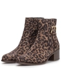 Floris van Bommel Floris Casual Taupe Suede print