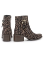 Floris van Bommel Floris Casual Taupe Suede print