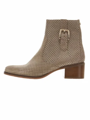 Floris van Bommel Floris Casual Taupe Suede print