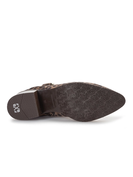 Floris van Bommel Floris Casual Taupe Suede print