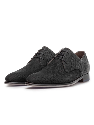Floris van Bommel Floris Dressed Black Nubuck print