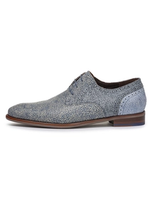 Floris van Bommel Floris Dressed Blue Printed leather