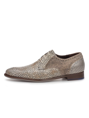 Floris van Bommel Floris Dressed Cognac Printed leath