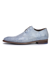 Floris van Bommel Floris Dressed DarkBlue Printed lea