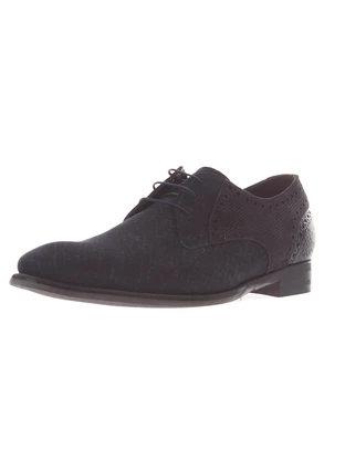 Floris van Bommel Floris Dressed DarkBlue Suede print