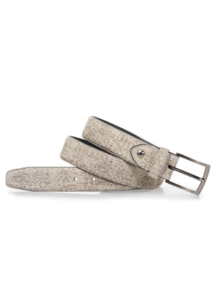Floris van Bommel Floris LightBrown Suede print