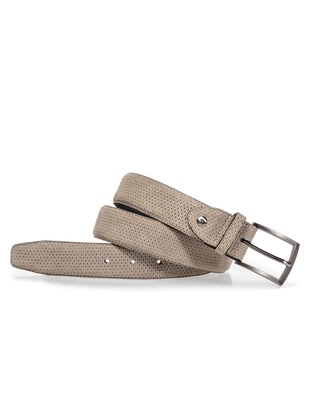Floris van Bommel Floris LightBrown Suede print