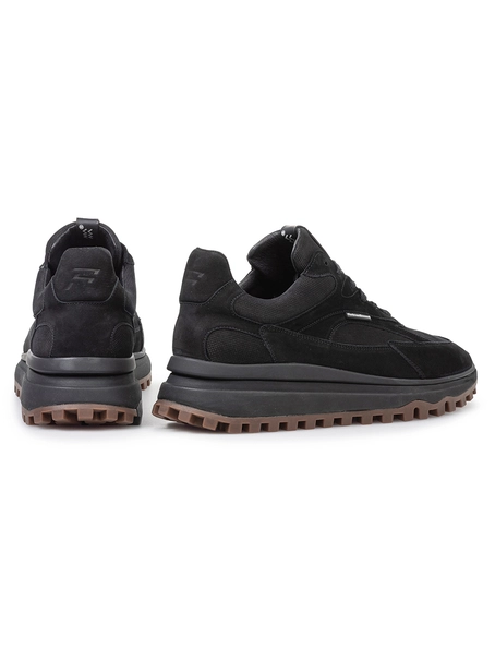 Floris van Bommel Floris Sport Black Nubuck leather