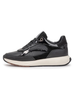 Floris van Bommel Floris Sport Black Printed leather