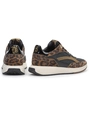Floris van Bommel Floris Sport Brown Suede print