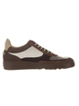 Floris van Bommel Floris Sport Cognac Suede print