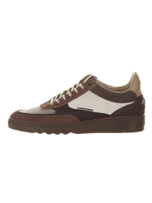 Floris van Bommel Floris Sport Cognac Suede print