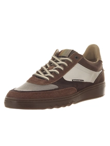 Floris van Bommel Floris Sport Cognac Suede print