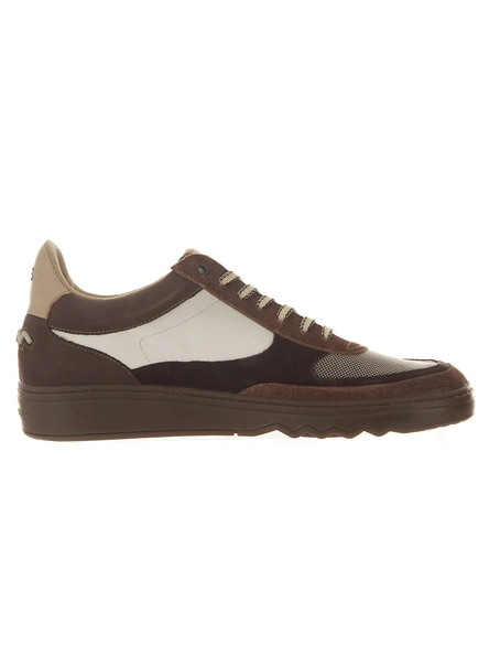 Floris van Bommel Floris Sport Cognac Suede print
