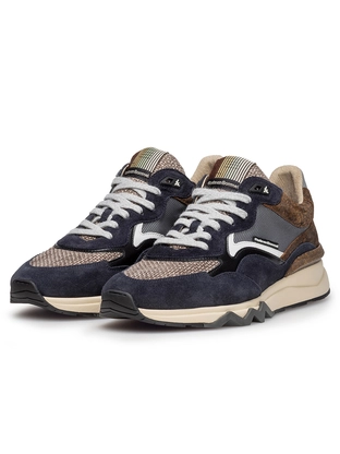 Floris van Bommel Floris Sport DarkBlue Suede