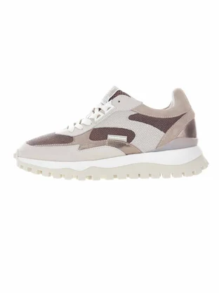 Floris van Bommel Floris Sport DarkBrown Suede print