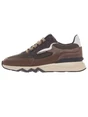 Floris van Bommel Floris Sport DarkGreen Suede print