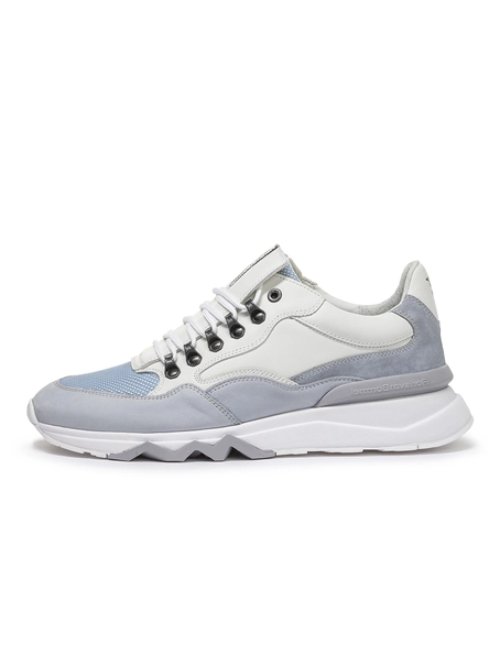 Floris van Bommel Floris Sport LightBlue Nubuck leath