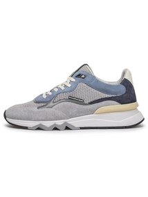 Floris van Bommel Floris Sport LightBlue Suede print