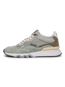 Floris van Bommel Floris Sport LightGreen Suede print