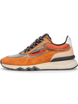 Floris van Bommel Floris Sport Orange Suede