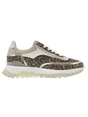 Floris van Bommel Floris Sport Taupe Suede Print