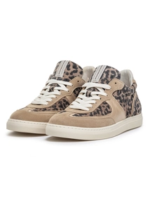 Floris van Bommel Floris Sport Taupe Suede Print