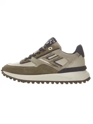 Floris van Bommel Floris Sport Taupe Suede print
