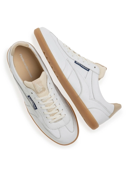 Floris van Bommel Floris Sport White Printed leather