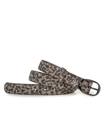 Floris van Bommel Floris Taupe Suede print