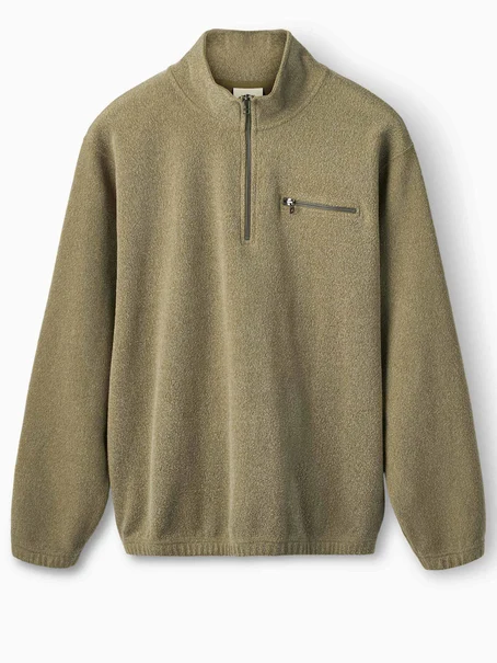 Forét ELM HALF ZIP SWEAT