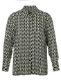 Frapp Bluse Hemdkragen 1/1 Arm Druck