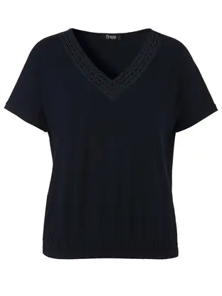 Frapp T-Shirt V-Ausschnitt ohne Arm