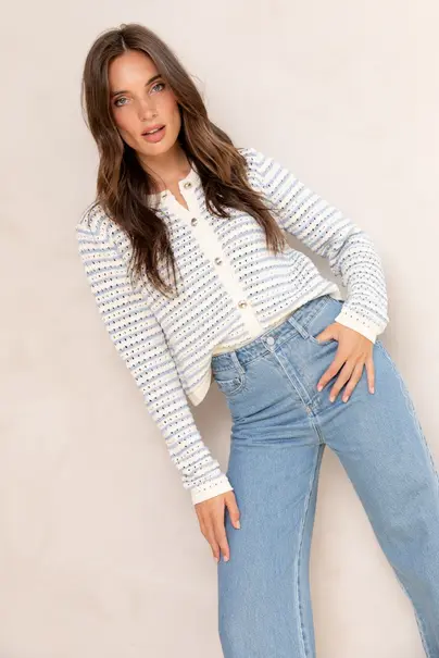 Freebird Kyera Ls Knit-Ajour-