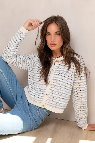 Freebird Kyera Ls Knit-Ajour-