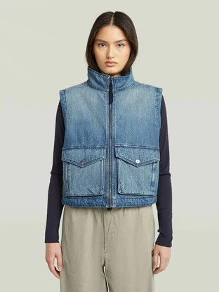 G-Star 2-Pkt Padded Zip Vest wmn