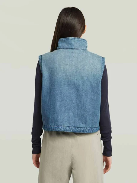 G-Star 2-Pkt Padded Zip Vest wmn