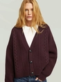 G-Star Cable cropped cardi knit wmn