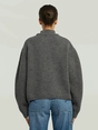 G-Star Cable double collar knit wmn