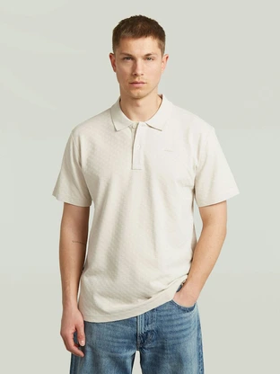 G-Star Core regular jacquard polo s\s