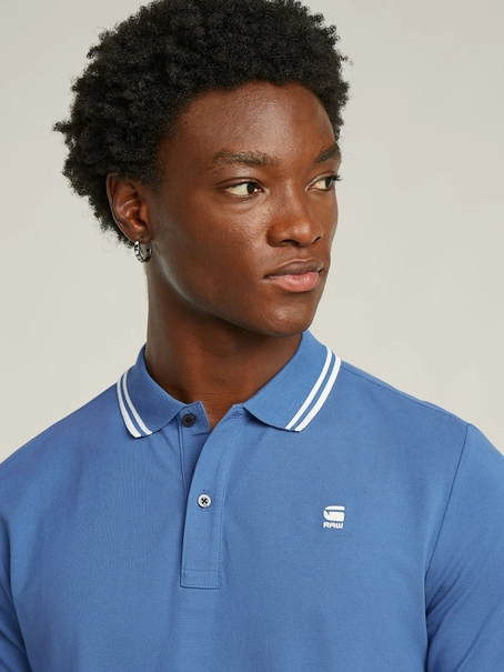 G-Star Dunda slim stripe polo s\s