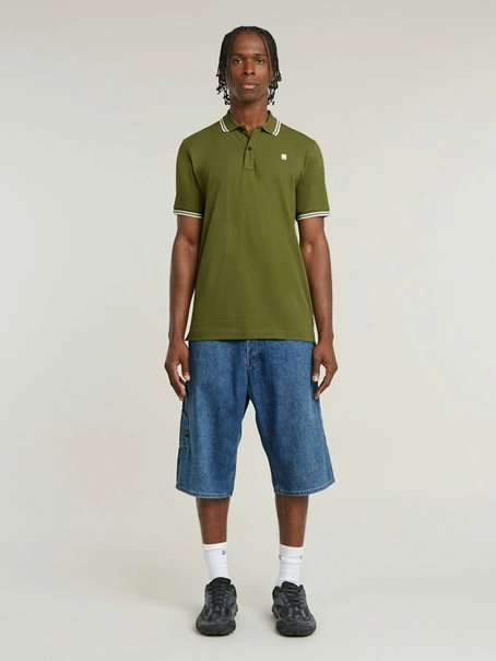 G-Star Dunda slim stripe polo s\s