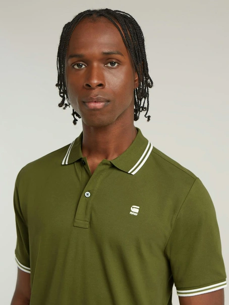 G-Star Dunda slim stripe polo s\s