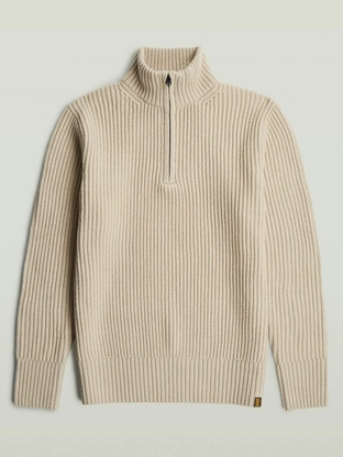 G-Star Essential half zip knit